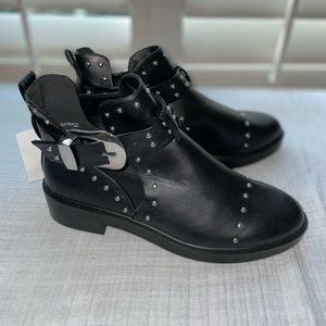 H&M Back Studded Boots